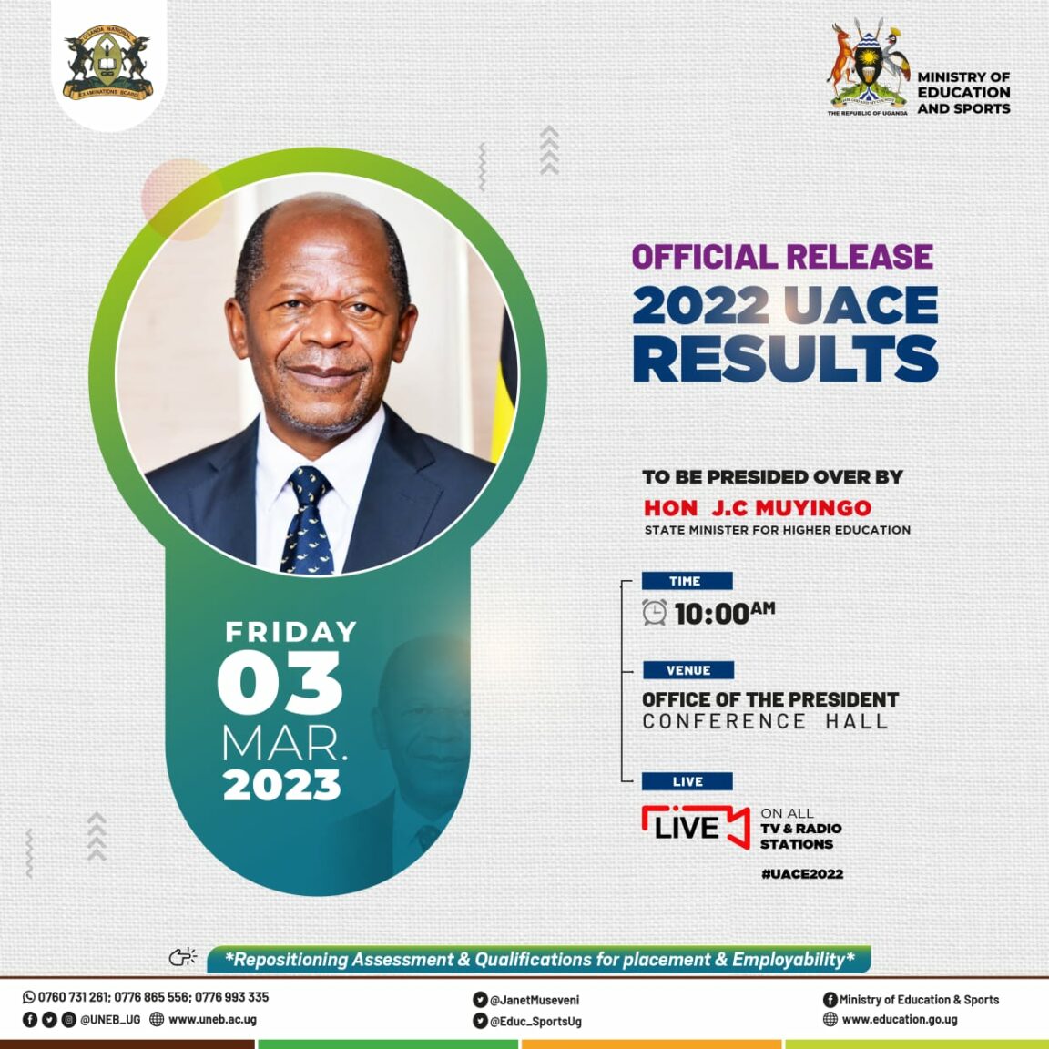 Release of Results UNEB